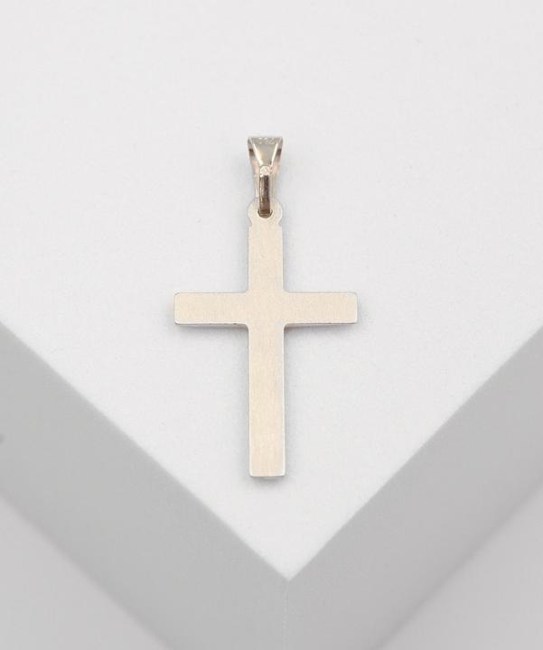 Produktbild Muau Kreuz (750/18K Weissgold)