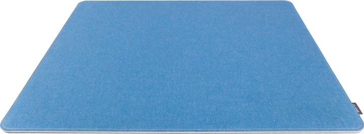 Actual product image Sigel Desk Pad Eyestyle, light blue-dark grey, white middle layer and stitching, recycled PET, recycled PP (600 x 450 mm)