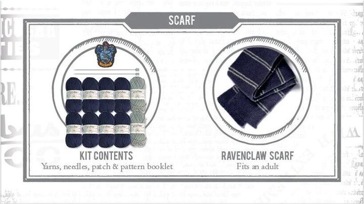 Actual product image Harry Potter - Ravenclaw Knit Set Scarf