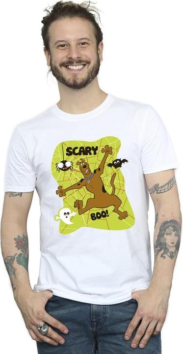 Actual product image Scooby Doo Mens Scary Boo! Cotton T-Shirt (4XL)