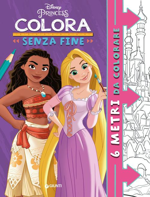 Disney Principesse. colorato senza fine. 6 metri da colorare. super album. ediz. illustrata (Italien)