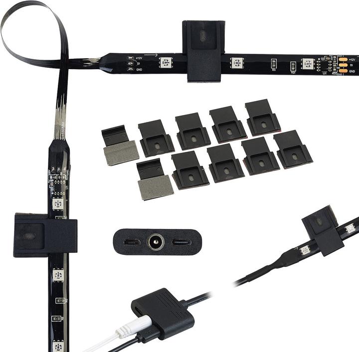 Image du produit Luminea TV-Hintergrundbeleuchtung mit Kamera (3.80 m)