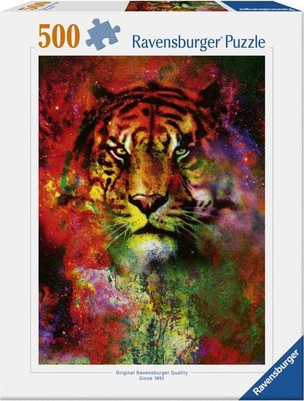 Actual product image Ravensburger Puzzle - Tiger - 500 Teile (500 pieces)