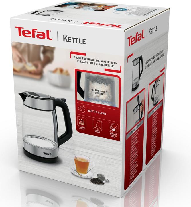 Actual product image Tefal Wasserkocher Glaskessel (KI605830) (1.70 l, EU plug)