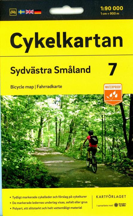 Produktbild Cykelkartan Blad 7 Sydvästra Småland