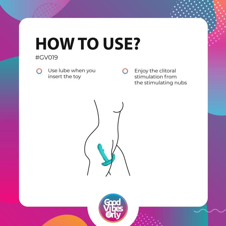 Actual product image Good Vibes Only Gina - Flapping G-spot Vibrator