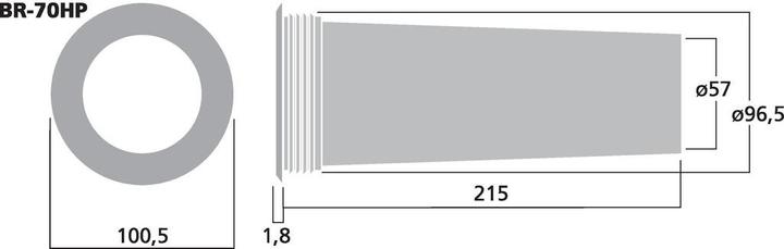 Produktbild Monacor Bassreflexrohr SV=26