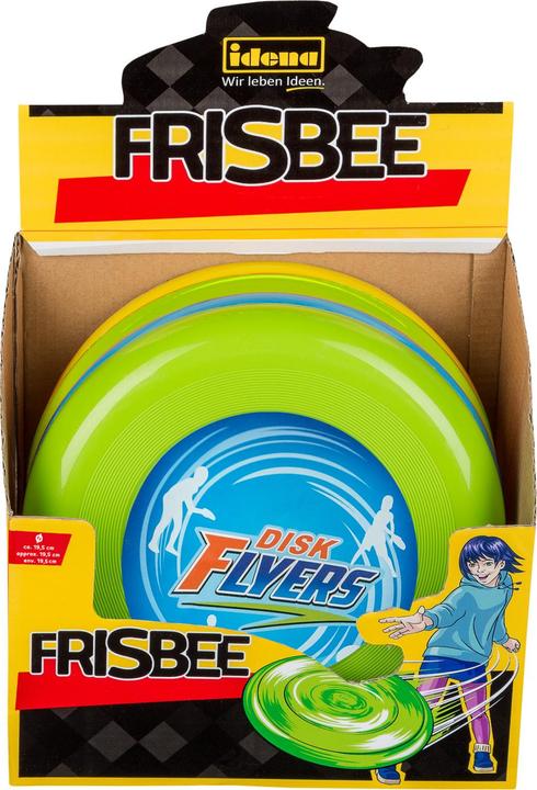 Actual product image Idena Frisbee, approx. 19cm blue, green, yellow, orange