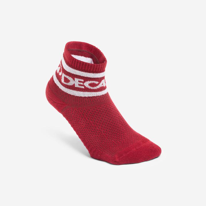 Immagine prodotto Decathlon Socken Low 3er-Pack - rosa/weiss (43, 46)