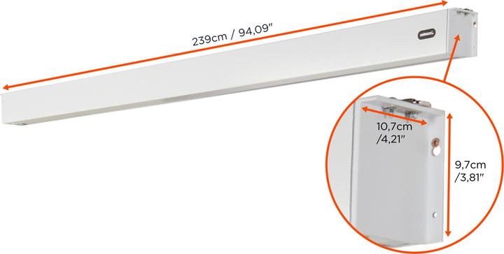 Immagine prodotto Celexon Batteria V2.0 Professional Plus 220 x 165 cm Schermo motorizzato (64.96", 4:3)