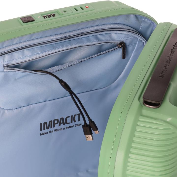 Produktbild Impackt IP1 - 4-Rad Trolleymit USB Port, Spring (38 l, Handgepäck (bis 50l))