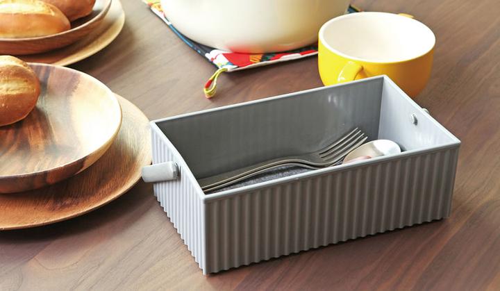 Actual product image Hachiman Omnioffre Basket M (W: D: ) (13 x 25 x 8 cm, 14 x 25 x 15 cm, 27 x 25 x 13 cm)