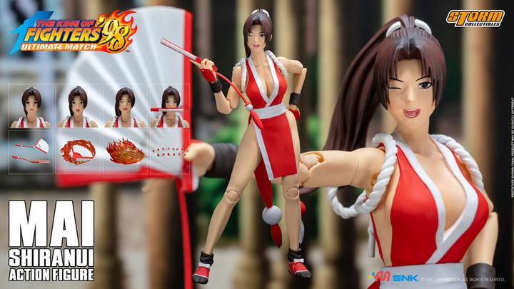 Actual product image Storm Collectibles King of Fighters '98: Ultimate Match Action Figure 1/12 Mai Shiranui 18 cm