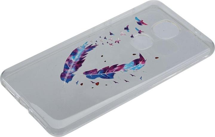 Actual product image König Design Henna Cover for LeEco Le 2 Case Protective Cover Silicone Bumper Cases Feathers Colourful (LeEco Le 2)