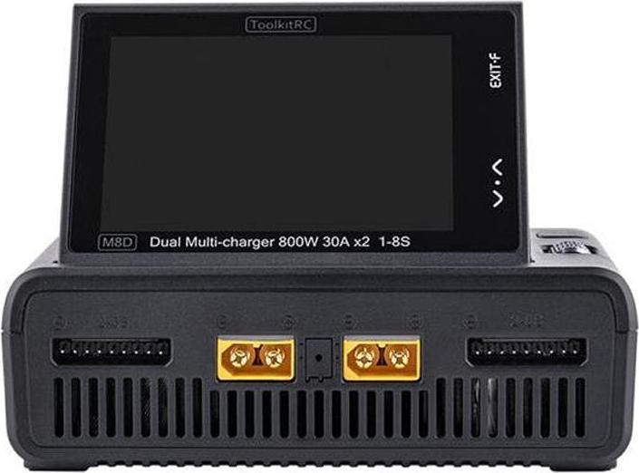 Produktbild Toolkitrc Dual-Ladegerät M8D 1600W DC, 1-8S