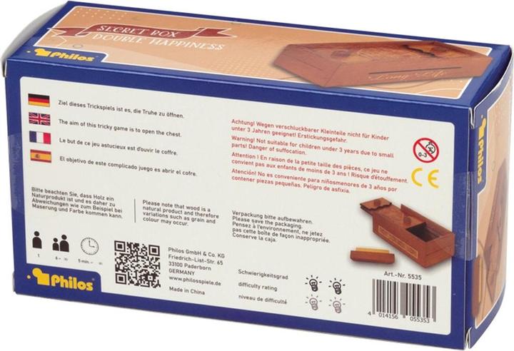 Actual product image Philos Secret Box Double Happiness (German, French, Italian)