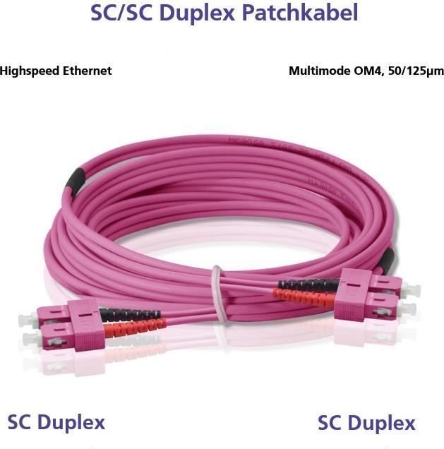 Actual product image Helos Herweck fiber optic patch cable (2 m)