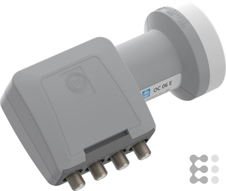 Actual product image WISI OC 06E Feeding system Quad 40mm light gray (Quad LNB, 40mm)