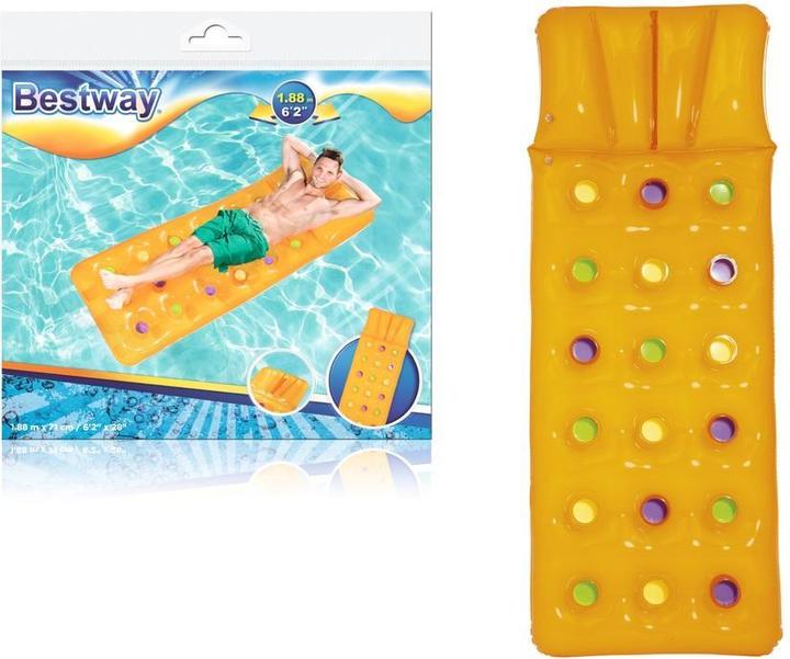 Produktbild Bestway Aufblasbare Schwimmmatratze gelb 188x71cm