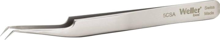 Actual product image Weller Erem Precision tweezers with very fine tips, angled 30°