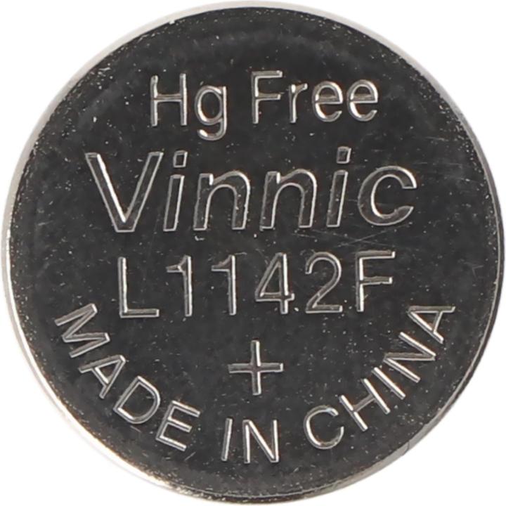 Image du produit Vinnic 10er Set LR43, VA12GA, 186, 84, LR1142, G12, AG12, L1142, RW84, D186 (10 pcs, LR43, 80 mAh)