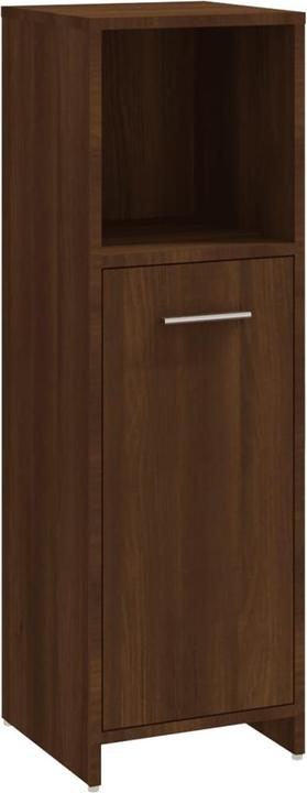 Produktbild VidaXL Badmöbel Set Badezimmermöbel Badezimmerschrank 4 tlg. Braun Eichen Optik