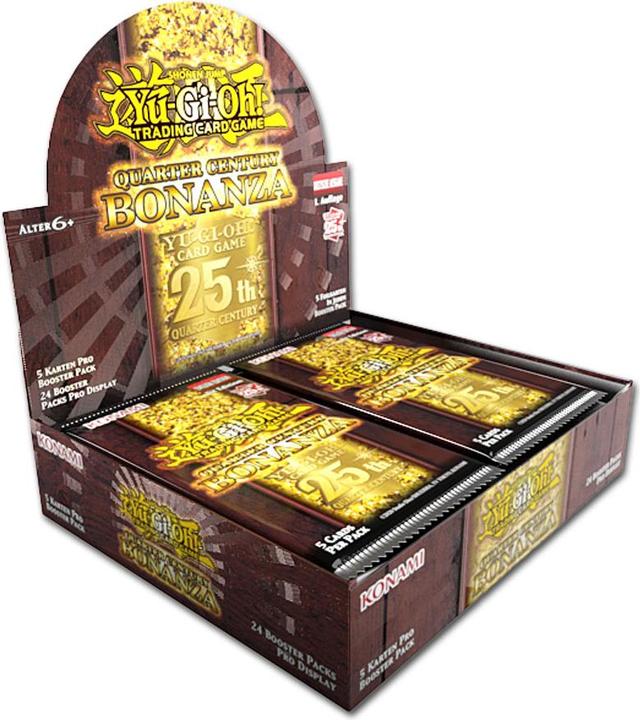 Produktbild Yu-Gi-Oh YGO: Quarter Century Bonanza Booster -D- (Display - 24 Stk.) (Max. 3 Stk. pro Haushalt) (Deutsch, Booster Display)