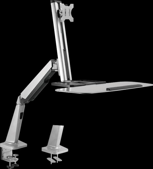 Actual product image LogiLink 1332 Sit/stand workstation Monitor desk holder (Table, 33")