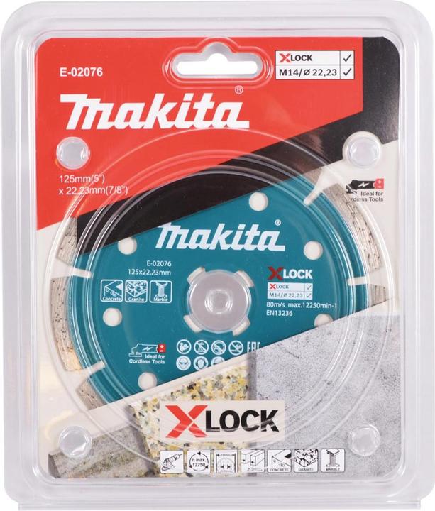 Produktbild Makita Diamantscheibe 125mm X-Lock Beton
