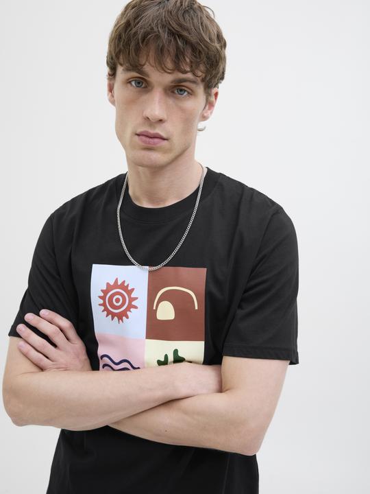 Image du produit Jack & Jones Gedruckt Rundhalsausschnitt T-shirt T-shirt (XXL)