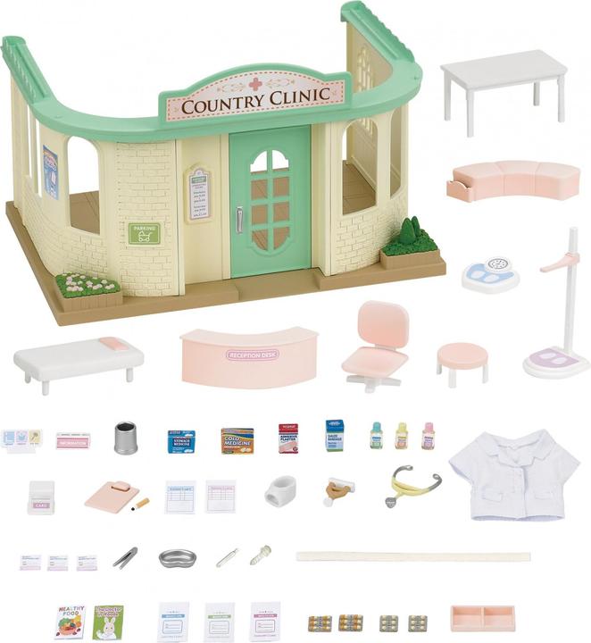 Actual product image Sylvanian Families rural clinic