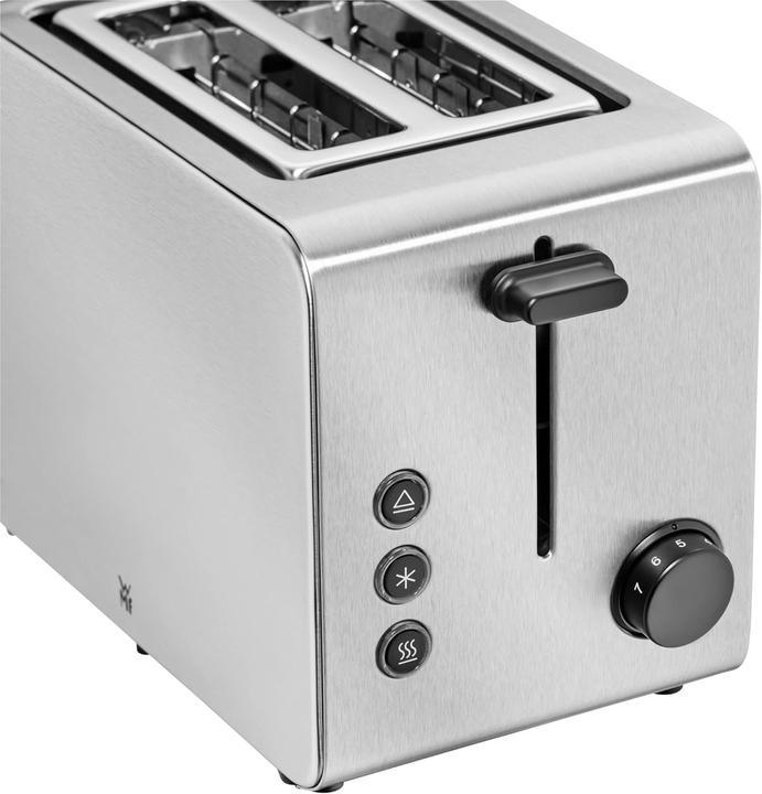 Produktbild WMF Stelio Doppelschlitz-Toaster mit Brötchenaufsatz und Bagel-Funktion