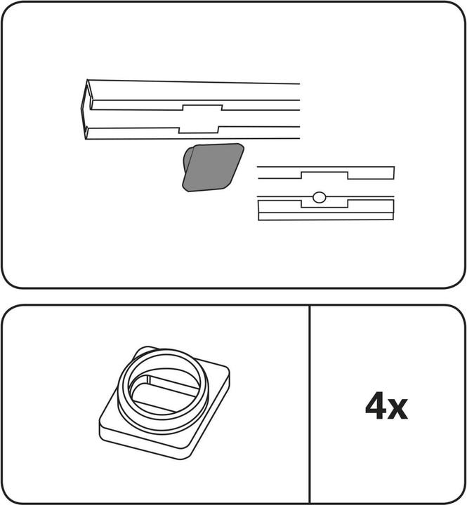 Actual product image Gardinia Locking device