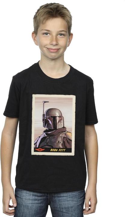 Immagine prodotto Star Wars The Mandalorian Boba Fett Maglietta Ragazzi (152, 158)