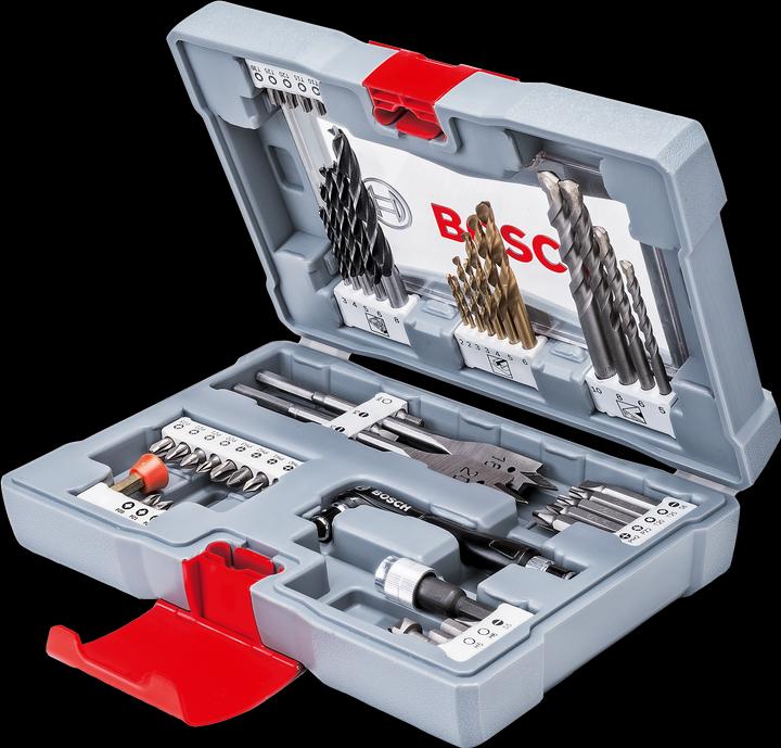 Bosch Professional Zubehör 49-tlg. Premium X-Line Bohrer- und Schrauber-Set (5 mm, 6 mm, 8 mm, 10 mm, 2 mm, 3 mm, 4 mm, 16 mm, 20 mm)
