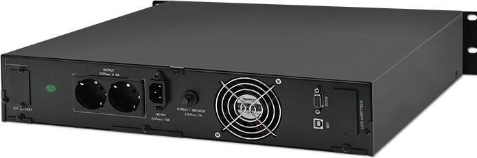 Actual product image Qoltec 53945 UPS 1KVA (1000 VA, 800 W, Online double converter UPS)