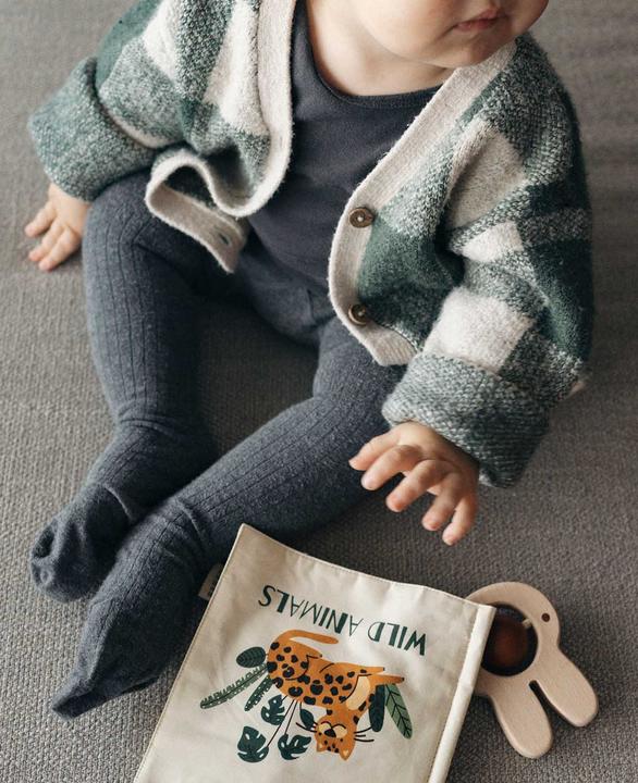 Image du produit Esmée Livre à toucher / livre en tissu pour enfants "Wild Animals