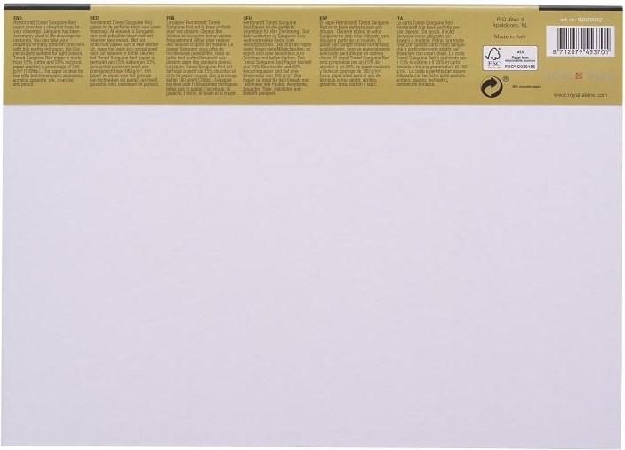 Immagine prodotto Rembrandt Blocco da colorare Toned A4, 50 fogli, rosso (A4)