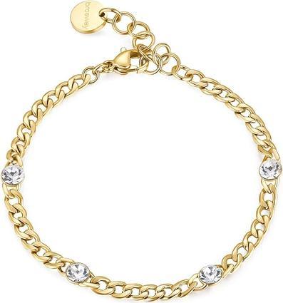 Brosway Gold-plated bracelet with Symphonia BYM86 crystals (L)