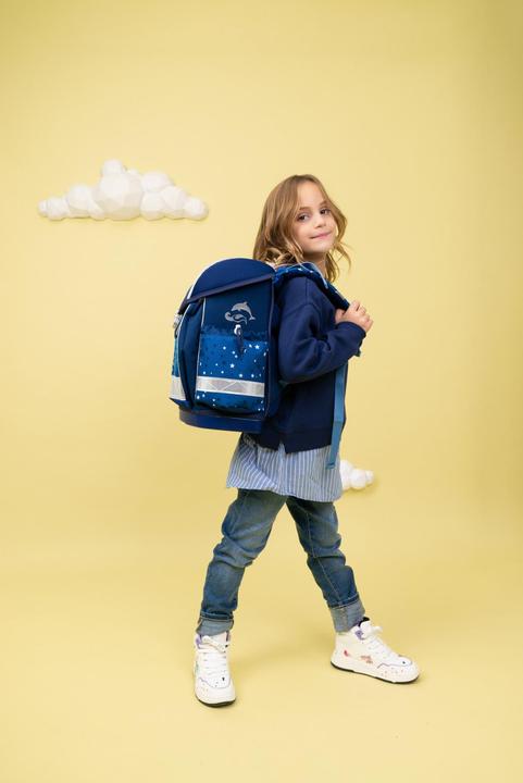 Produktbild Belmil CLASSY Schulrucksack-Set Dolphins (19 l)