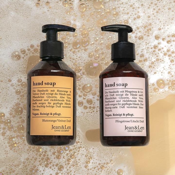 Produktbild Jean & Len Handseife Pfingstrose und Litschi (Flüssigseife, 250 ml)