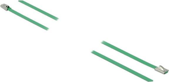 Produktbild Delock Edelstahlkabelbinder 400x4,6 10 Stk. (Kunststoffkabelbinder, 400 mm, 10 Stk.)