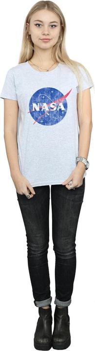 Actual product image Nasa Womens/Ladies Insignia Distressed Logo T-Shirt (L)