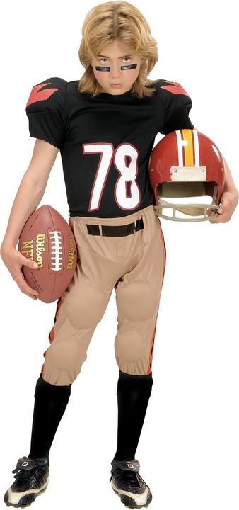 Image du produit Widmann AMERICAN FOOTBALL PLAYER (T-shirt rembourré, pantalon rembourré), 128 cm / 5-7 Years (128)