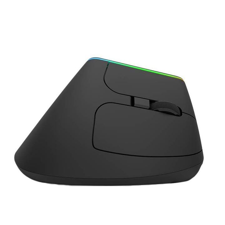 Produktbild Delux Wireless Vertical Mouse M618DB BT4.0 + 2.4Ghz 4000DPI RGB (Kabellos)