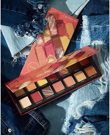 Produktbild Catrice Pro Desert Romance Slim Eyeshadow Palette (#EEA68F, #F9DEC5, #6C2A2B, #B16356, #9B5846, #F8CF9C, #DEB386, #C78170, #FFDA67, #CF8F5C, #D58F59, #ECC19B, #953F3D, #56342F)