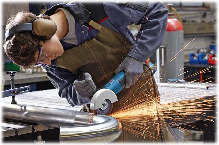 Actual product image Bosch Professional Cordless angle grinder GWS 17-125 S INOX (125 mm)