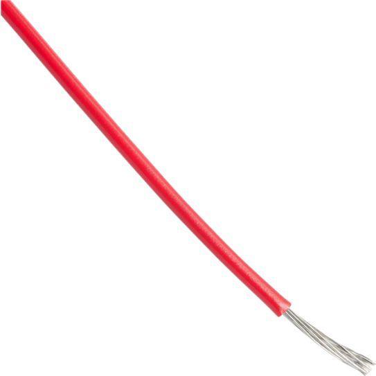 Actual product image AlphaWire Wire 28 AWG PVC 600V MIL-W-76 Red 30m