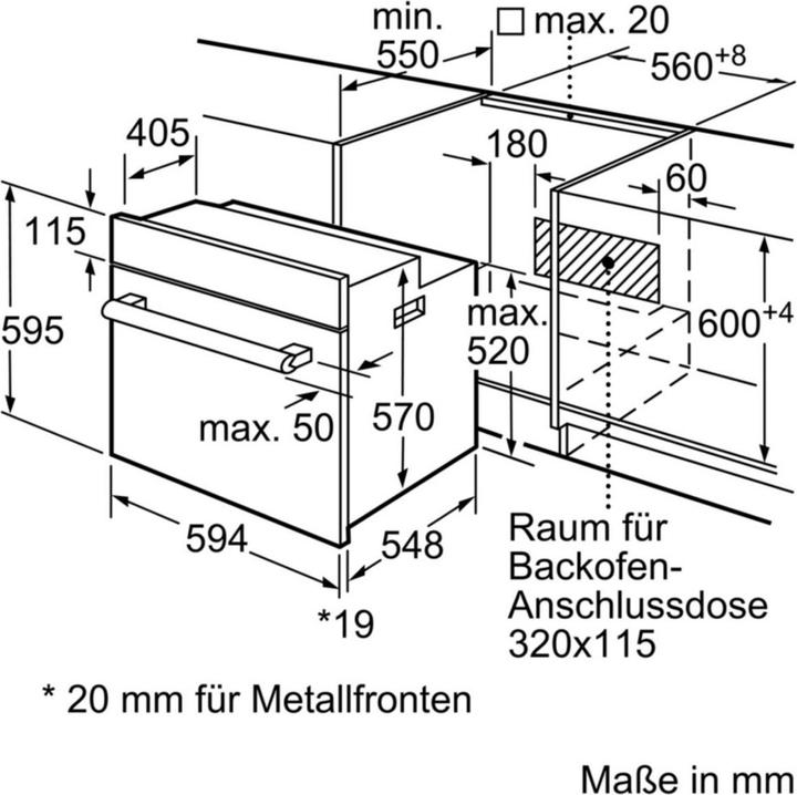 Produktbild Bosch Hausgeräte HBF133GR0