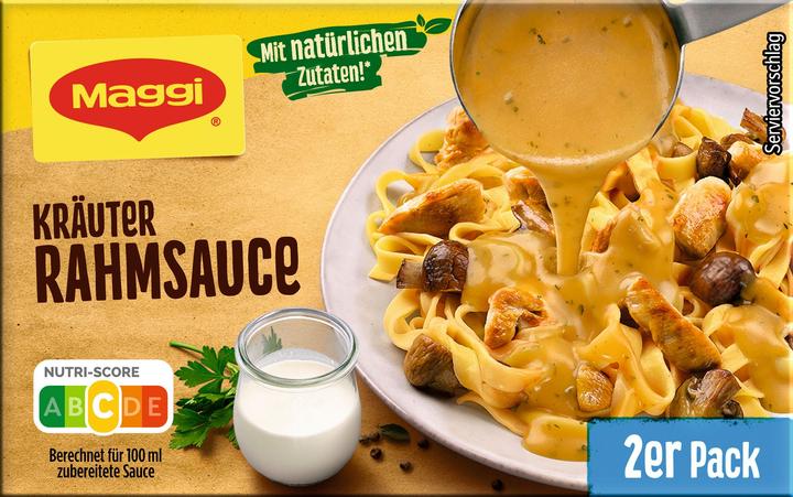 Produktbild Maggi Sauce Kräuter Rahm 2er Multipack, ergibt 500ml